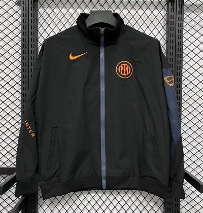 2025 26 Inter black windbreaker jacket S-XXL